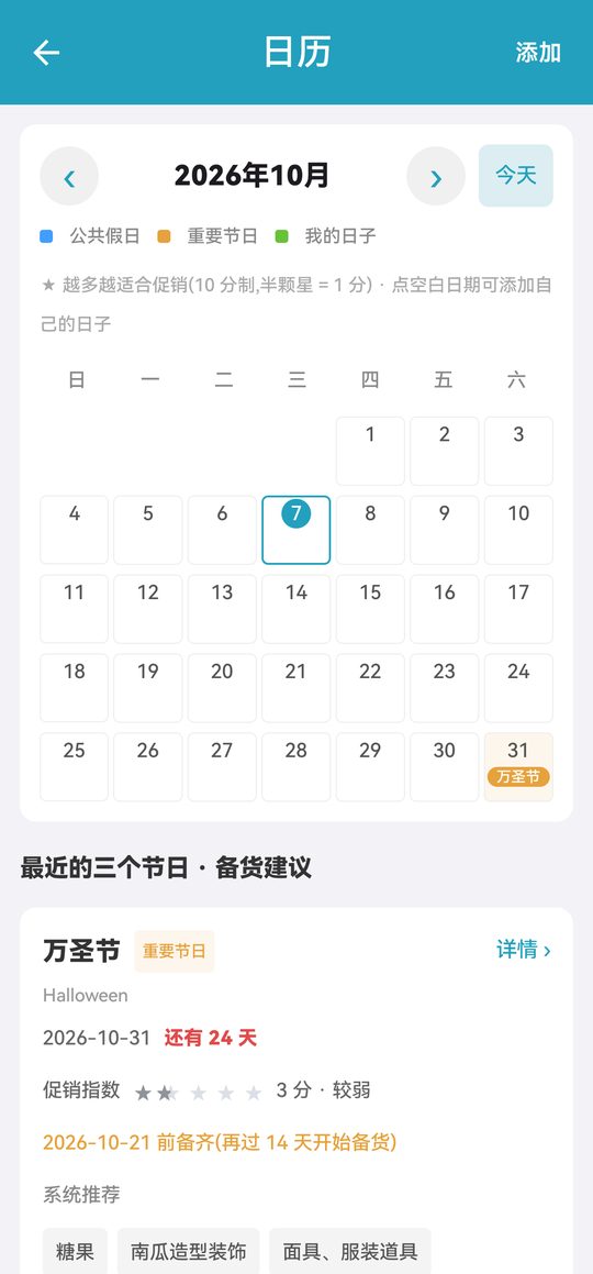 月历